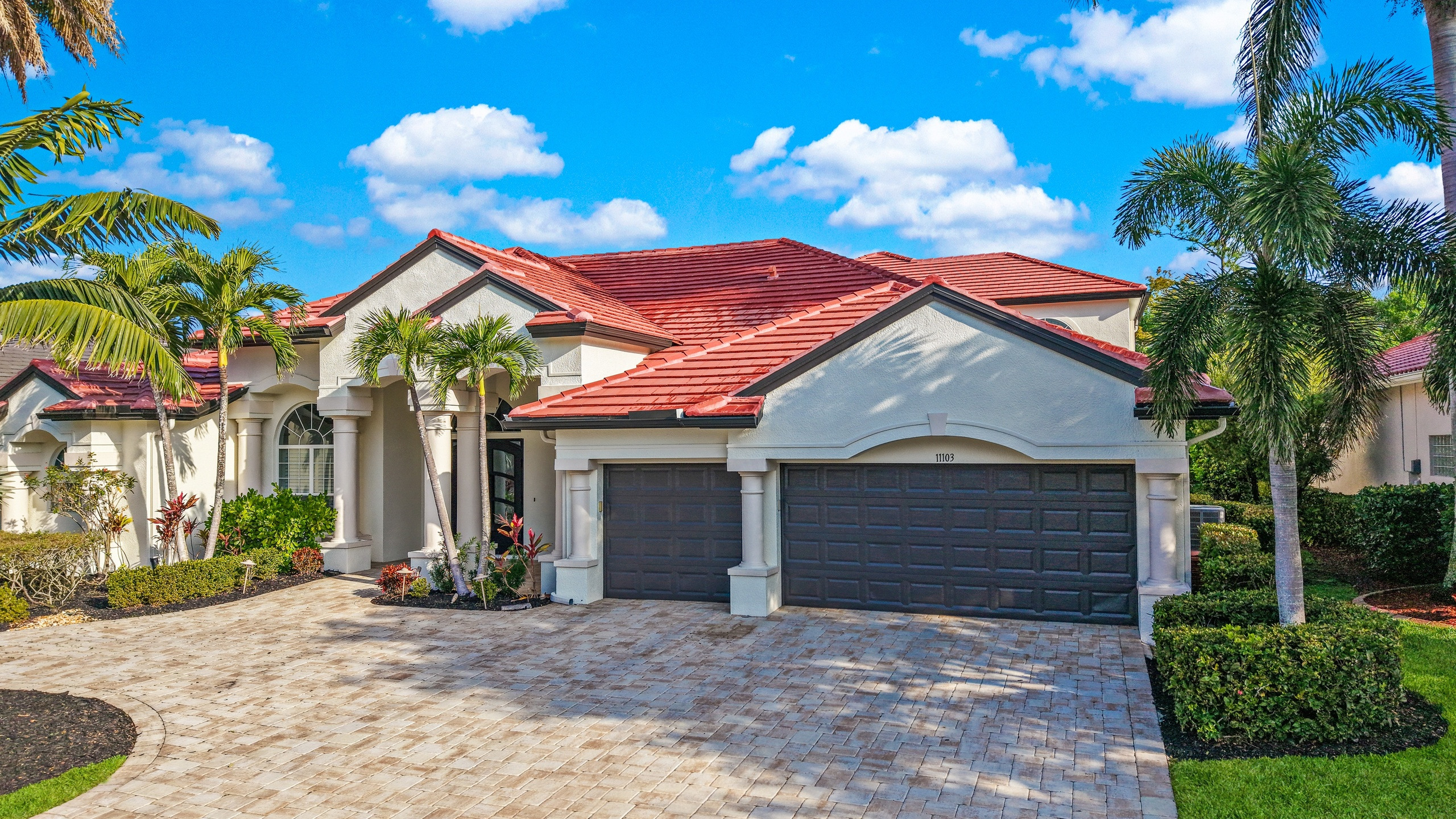 Completed tile roof — Naples FL roofing contractor